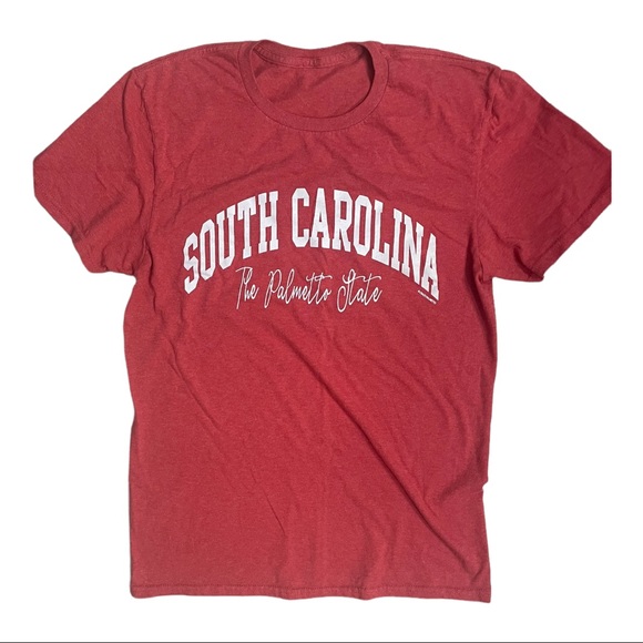 Crazy Palmetto Women’s South Carolina State Logo Short Sleeve Tee EUC - Picture 3 of 4